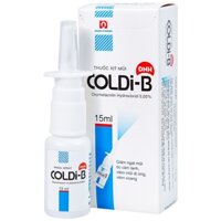 Thuốc Xịt Mũi COLDi B Dùng Cho Chứng Ngạt Mũi Sổ Mũi