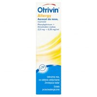 thuốc xịt mũi, Dị ứng Otrivin (2,5mg + 0,25mg) / ml,  15ml