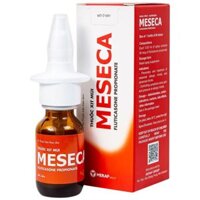 Thuốc xịt mũi Meseca Merap Fluticasone propionate điều trị và dự phòng viêm mũi dị ứng (60 liều)
