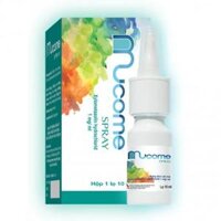 Thuốc xịt mũi Mucome trị sung huyết mũi, nghẹt mũi, sổ mũi, hắt hơi (chai 10ml)