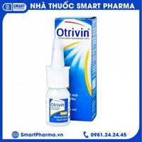 Thuốc xịt mũi Otrivin 0.05% GSK giảm triệu chứng nghẹt mũi, viêm mũi dị ứng
