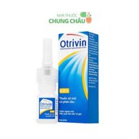 Thuốc xịt mũi Otrivin 0.05%: Giảm nghẹt mũi, thông thoáng đường thở cho trẻ