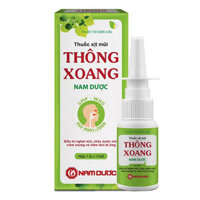 Thuốc xịt mũi Thông xoang Nam Dược, điều trị viêm xoang, viêm mũi