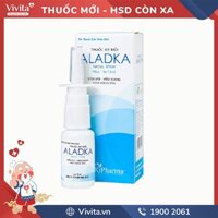 Thuốc xịt mũi trị viêm mũi dị ứng Aladka | Chai 15ml