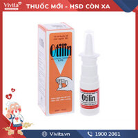 Thuốc xịt mũi trị viêm mũi, viêm xoang Otilin 0.1% | Chai 15ml