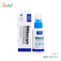 Thuốc xịt trị viêm da ghẻ nấm ngứa cho chó mèo ALKIN Mitecyn