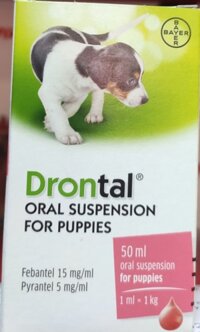 Thuốc xổ giun cho chó con / lọ