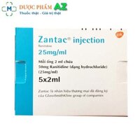 Thuốc Zantac 25mg/ml – Hộp 5 ống – Điều trị trào ngược dạ dày thực quản