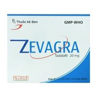 Thuốc ZEVAGRA (Tadalafil 20mg) MEDISUN điều trị rối loạn cương dương, xuất tinh sớm