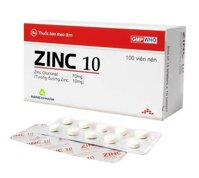 Thuốc ZINC 10 Agimexpharm (Kẽm Gluconate 70mg) H/100v bổ sung kẽm