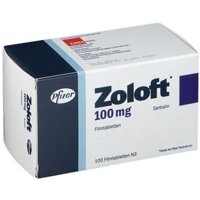 Thuốc Zoloft 100mg Pfizer (Sertraline) điều trị trầm cảm, hoảng sợ, lo lắng