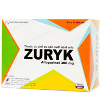 Thuốc Zuryk, điều trị bệnh gout, cơn kịch phát cấp tính