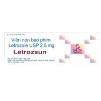 Thuốc Letrozsun 2,5mg, là trị liệu đầu tay trong ung thư vú di căn, tiến triển ở phụ nữ mãn kinh