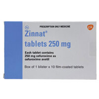 Thuốc Zinnat Tab 250mg điều trị những nhiễm khuẩn do vi khuẩn nhạy cảm gây ra