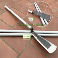 Thuổng đào đất lưỡi dày cán khỏe 80cm – D10