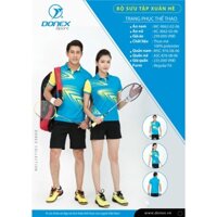 [Thương hiệu DONEXPRO]_BỘ ĐỒ ĐÔI THỂ THAO NAM NỮ, SET BỘ ĐỒ CHƠI CẦU LÔNG NỮ, SET BỘ ĐỒ CHƠI CẦU LÔNG NAM, ĐỒ BỘ CHƠI TE
