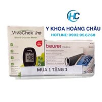 [Thương hiệu Đức] Mua 1 tặng 1-Mua 1 máy đo huyết áp Beurer BM44(Đức) tặng kèm 1 máy đo đường huyết VivachekIno+Adaptor