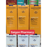 Thương hiệu: ISIS PHARMA Kem chống nắng Uveblock 80 màu trắng Invisible Cream SPF80+ ISIS Pharma 80 màu sáng