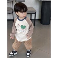 Thương hiệu Little White Goose DD Tree Quần áo trẻ em 2023 Mùa xuân mới Áo lót bé gái Áo thun dài tay cho trẻ sơ sinh