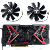 Thương hiệu mới Dylan Hengjin RX 590 8G X God of War PLUS Card đồ họa Quạt làm mát Điều khiển nhiệt độ im lặng