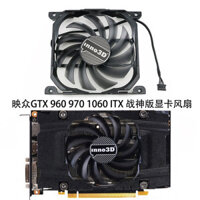 Thương Hiệu Mới INNO3D Yingzhong GTX950 960 1060 ITX God of War Phiên Bản mini Card Đồ Họa Quạt CF-12915S