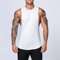Thương Hiệu Mới Thể Dục Singlets Không Tay Tập Luyện Xe Tăng Top Nam Tập Gym Quần Áo Thể Hình Cơ Bắp Áo Sơ Mi Nam