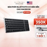 [THƯƠNG HIỆU MỸ] SATECHI Bàn phím bluetooth 5.0 có đèn nền cho M2/ M1 MacBook Pro/Air, M2/ M1 iPad Pro/Air, M2 Mac Mini,