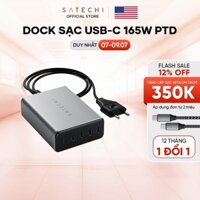 [THƯƠNG HIỆU MỸ] SATECHI Dock sạc Satechi USB-C 165W PD 4 cổng - BẢO HÀNH 1 NĂM