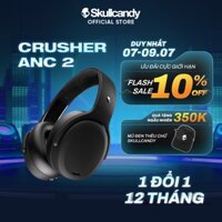 [THƯƠNG HIỆU MỸ] Tai nghe bluetooth chụp tai chống ồn chủ động, bass rung Skullcandy Crusher ANC 2 - BẢO HÀNH 1 NĂM