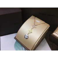 [Thương Hiệu Thời Trang] 23c Mới Idyle Blossom Series Vòng cổ Ba Màu Kim Cương Dập Nổi Hình Hoa Có logo