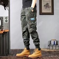 Thương hiệu thời trang phong cách Mỹ 2.22 quần camo nam rộng rãi ngoài trời quần jogger quần cargo công sở nam/quần thường bền