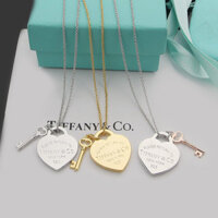[Thương Hiệu Thời Trang] Vòng cổ Mặt Hình Chìa Khóa Trái Tim Chữ t & co Cổ Điển Hàng Mới 2023