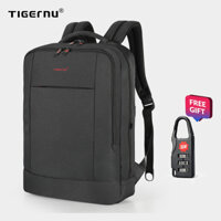 Thương hiệu Tigernu Ba lô máy tính xách tay chống trộm 156 "Sổ ghi chú Ba lô Sạc USB Ba lô du lịch đa chức năng Ba lô chống nước Ba lô đi học cho nam 3331