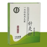 Thương Hiệu Vô Trùng Bạc Kim Kim Kim Châm Cứu Kim Hộ Gia Đình Y Tế Dùng Một Lần Kim Châm Cứu Tay Cầm Thép Zhang Zhongj