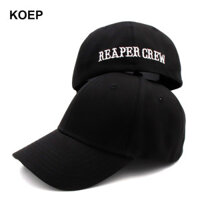 Thương mại điện tử Bảng chữ cái thêu Reaper Crew Full Size Dây thun Cotton màu trơn Mũ bóng chày