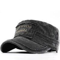Thường Ngày Rửa Cotton Flat Top Mũ Có Thể Điều Chỉnh Fisher Quân Đội Mũ Nam Nữ Cadet Quân Đội Mũ Thiết Kế Độc Đáo Vintage Bốn Mùa