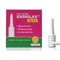 Thụt táo bón Endolax Kids giải quyết táo bón nhanh chóng cho trẻ nhỏ (6 ống)