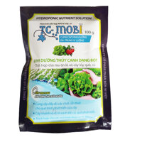 Thủy canh TC MOBI - Bột thủy canh  dinh dưỡng thủy canh trồng cây trong nước, rau củ quả - gói 100g