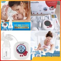 [Thụy Sĩ] Máy hút sữa điện Microlife BC200 Comfy - Có Chế Độ Kích Thích Và 10 Chế Hút Sữa Tự Động