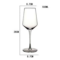Thủy tinh pha lê Bordeaux Ly rượu vang Ly rượu vang đỏ sang trọng Sáng tạo cá nhân hóa Ly rượu vang đỏ đẹp mắt