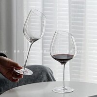 Thủy Tinh Slanted Son Môi Rượu Ly Cao Cấp Ánh Sáng Sang Trọng Rượu Champagne Cao Cấp Hộ Gia Đình Rượu Ly