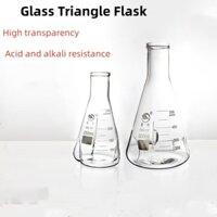 Thủy Tinh Tam Giác Bình Lắc Lắc Chai Nấm Chai Ba Kim Lắc Tốt Chai Ba Chai Nón lõm