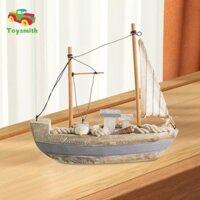 Thuyền buồm bằng gỗ Trang trí thuyền buồm gỗ Trang trí tàu nghệ thuật Trang trí trang trí
