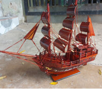 Thuyền buồm gỗ phong thuỷ-Thuyền thuận buồm xuôi gió ngng 40 cm gỗ cẩm