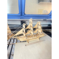 Thuyền buồm lắp ráp trang trí siêu rẻ