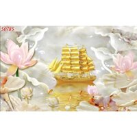 Thuyền buồm - tranh gạch