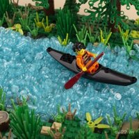 Thuyền cao su ngụy trang mới tương thích MOC, tàu cao tốc, xe quân sự, đồ chơi khối xây dựng hạt nhỏ 45CJ