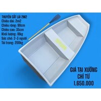 THUYỀN CẮT LÁI 220*90*35CM NHIỀU KÍCH THƯỚC VÀ MÀU SẮC YÊU CẦU, GIÁ TẠI XƯỞNG XUỒNG GHE CÂU CÁ, VỎ LÃI, CANO THG11