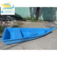 Thuyền cắt lái vỏ lãi câu cá dài 2m5 nhỏ gọn giá tốt tại xưởng sản xuất ghe, thuyền, kayak, xuồng nhựa composite TES57