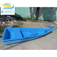 Thuyền cắt lái vỏ lãi câu cá dài 2m5 nhỏ gọn giá tốt tại xưởng sản xuất ghe, thuyền, kayak, xuồng nhựa composite TES57